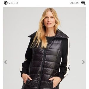 Long Quilted Black Vest